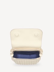 Aspinal of London White Ella Bag Slot Weave Ivory Smooth leather - Image 6 of 6