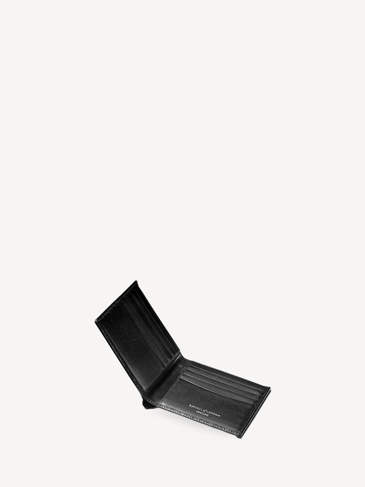 Aspinal of London Black Billfold Wallet 8CC Smooth Leather - Image 4 of 4 Aspinal of London Black Billfold Wallet 8CC Smooth Leather - Image 4 of 4