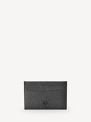 Aspinal of London Black Slim Credit Card Case Black Grain leather Wallet - Image 1 of 3