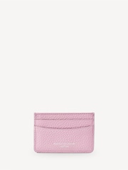 Aspinal of London Purple Slim Credit Card Case Pebble Leather - Image 2 of 3
