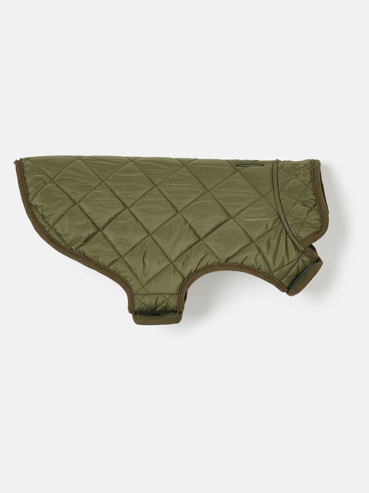 Joules Green Quilted Coat - Image 2 of 6