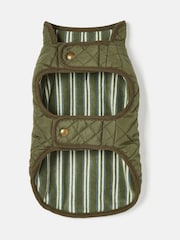 Joules Green Quilted Coat - Image 3 of 6
