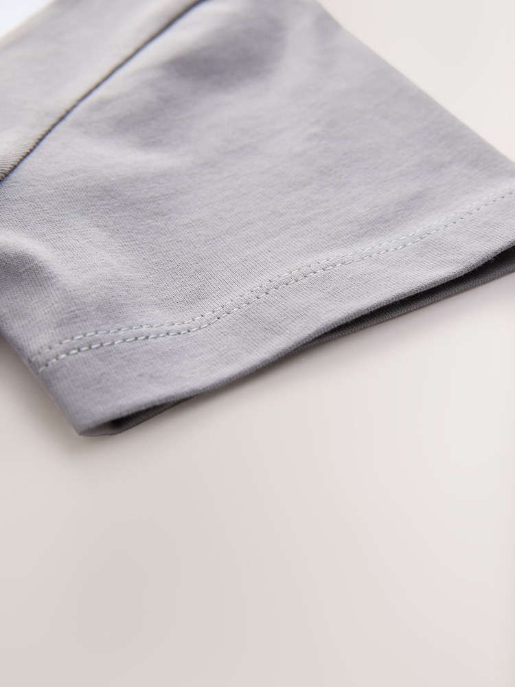 Grey/Black Colourblock Short Sleeve T-Shirt (3-16yrs) - Image 4 of 4