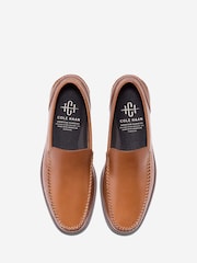 Cole Haan Mens American Classics Hampton Brown Loafers - Image 3 of 6