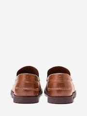 Cole Haan Mens American Classics Hampton Brown Loafers - Image 4 of 6