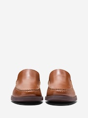 Cole Haan Mens American Classics Hampton Brown Loafers - Image 5 of 6