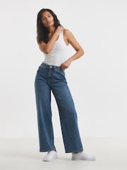 Simply Be Blue 99/1 Wide Jeans - Image 3 of 4