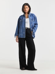 Simply Be Oversized Boyfriend Denim 100% Cotton Jacket - Image 4 of 4