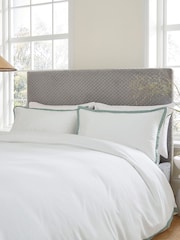 Bedeck of Belfast Celadon Olenna Duvet Cover and Pillowcase Set - Image 2 of 4