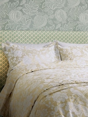 Sanderson Gold Pyramus Duvet Cover and Pillowcase Set - Image 2 of 4