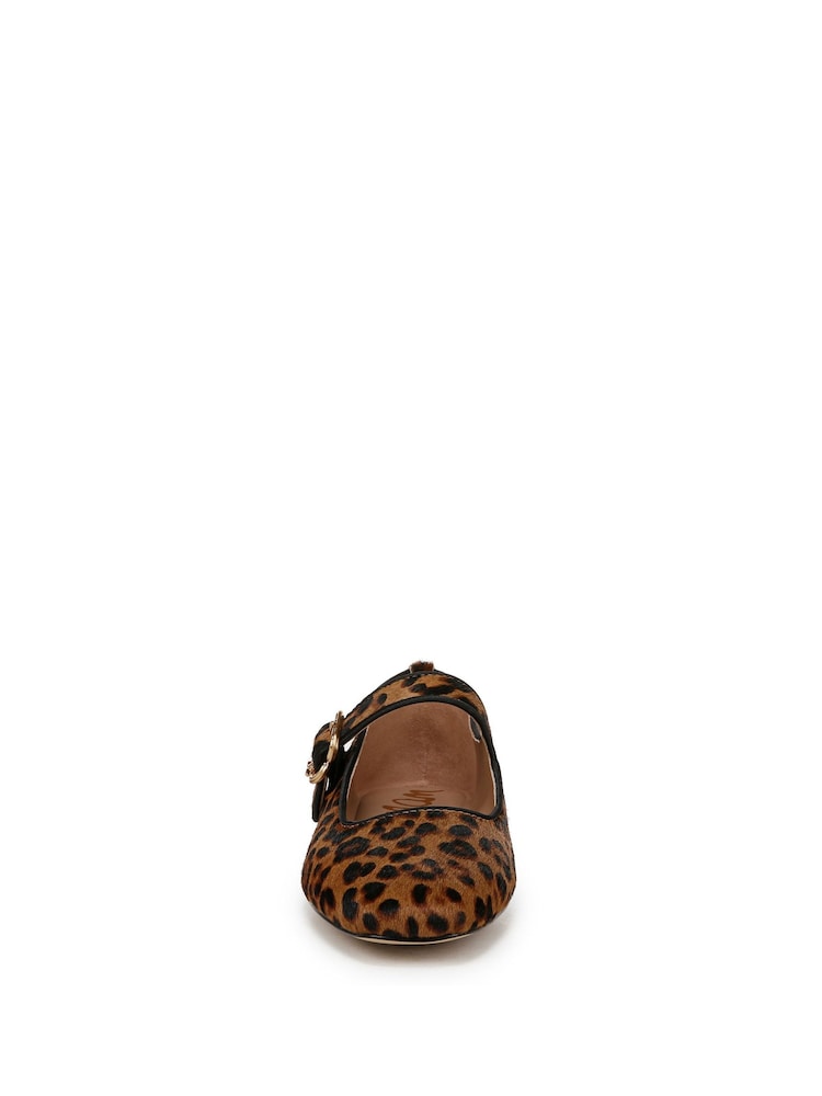 Sam Edelman Animal Print Regular Fit Michaela Mary Janes Shoes - Image 4 of 6