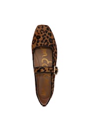 Sam Edelman Animal Print Regular Fit Michaela Mary Janes Shoes - Image 5 of 6