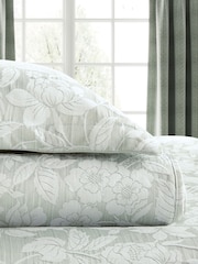 Sanderson Aqua Pyramus Quilted Throw - Image 1 of 3