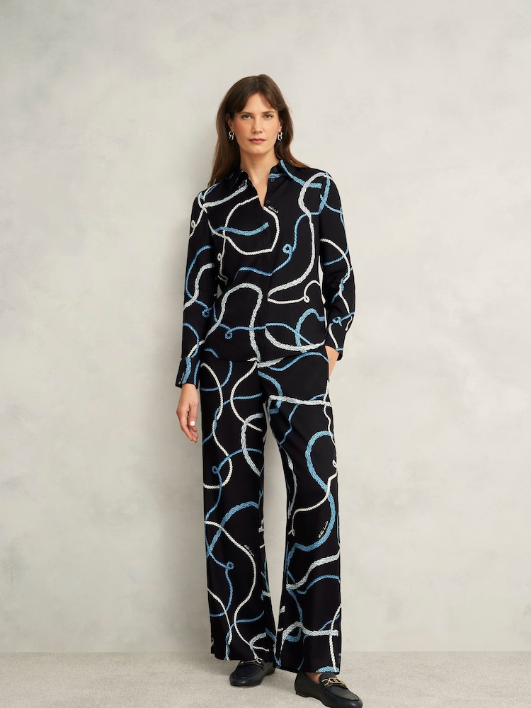 Hobbs Blue Raya Trousers - Image 1 of 4