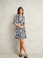 Hobbs Blue Petite Mollie Dress - Image 1 of 4