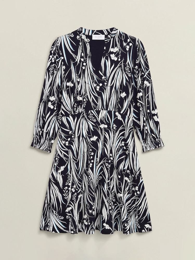 Hobbs Blue Petite Mollie Dress - Image 4 of 4