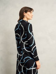 Hobbs Blue Raya Shirt - Image 2 of 4