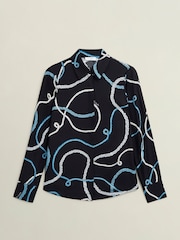 Hobbs Blue Raya Shirt - Image 4 of 4