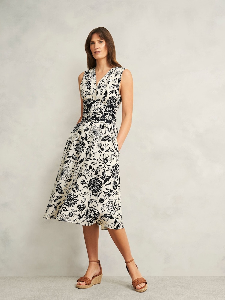 Hobbs White Petite Teagan Dress - Image 1 of 4