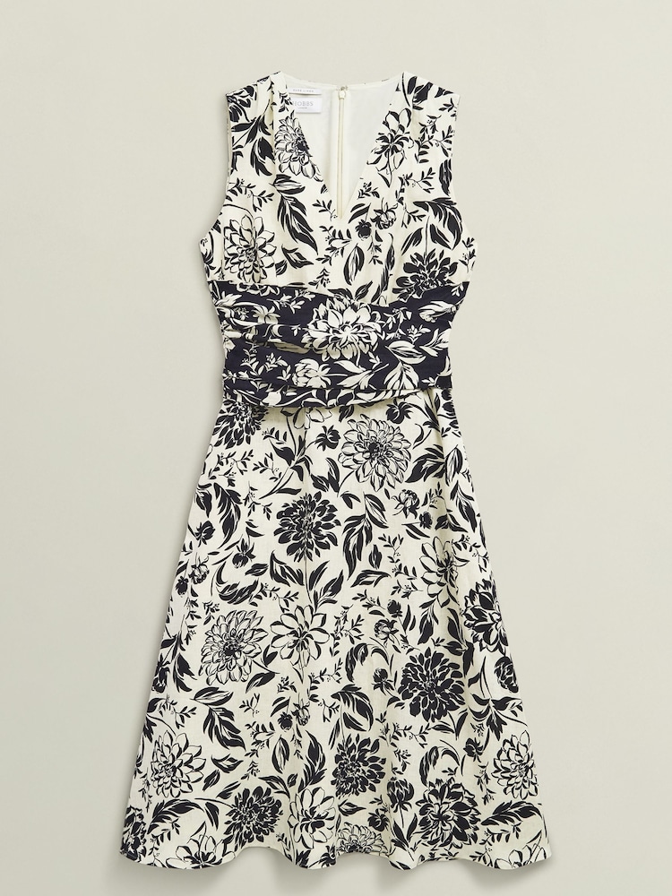 Hobbs White Petite Teagan Dress - Image 4 of 4