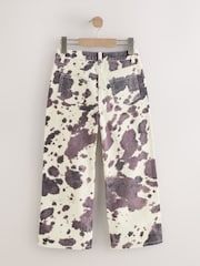 Cow Print Wide Leg Jeans (3-16yrs) - Image 6 of 9