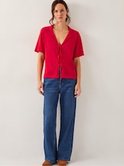 rdeča - Monsoon Tia Tie Knitted Cardigan - Slika 2 iz 4