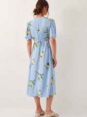 Monsoon Blue Sorcha Floral Tea Midi Dress - Image 3 of 4