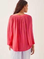 Monsoon Chloe Relaxed Crinkle Blouse - Imagen 2 de 5