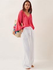 Monsoon Chloe Relaxed Crinkle Blouse - Imagen 3 de 5