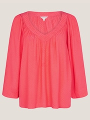 Monsoon Chloe Relaxed Crinkle Blouse - Imagen 5 de 5