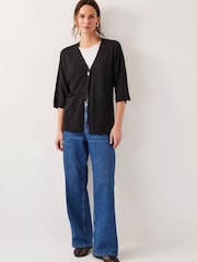Monsoon Black Beth Single Button Cardigan - Image 2 of 4
