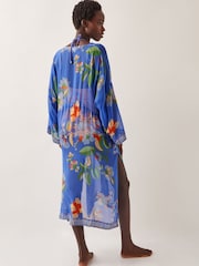 Monsoon Blue Kaia Floral Print Cover-Up - Image 4 of 4