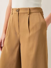 Monsoon Brown Nina Tailored Longline Shorts - Image 5 of 5