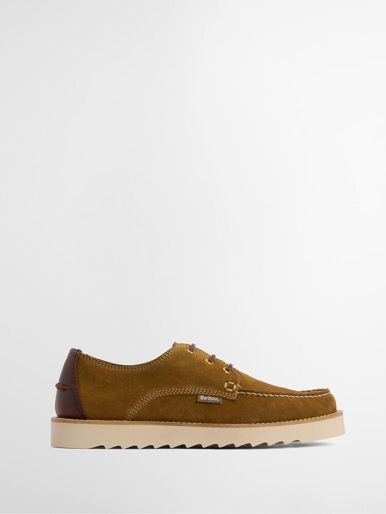 Barbour® Brown Aydon Suede Derby Shoe - Image 1 of 8