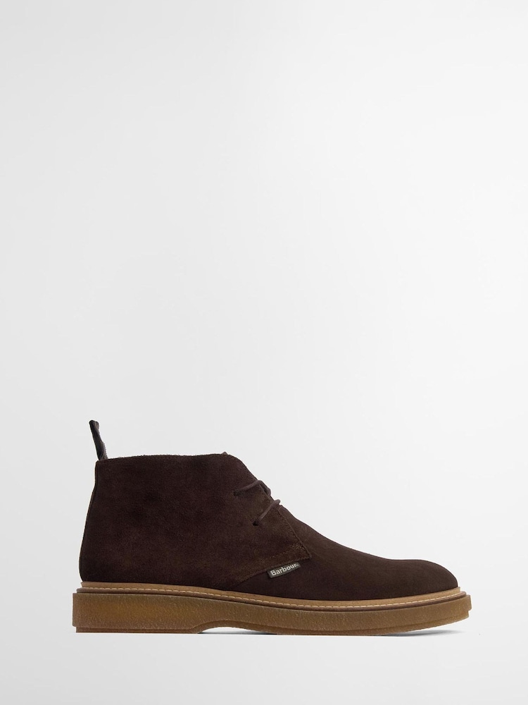 Barbour® Brown Blaine Leather Chukka Boot - Image 1 of 8 Barbour® Brown Blaine Leather Chukka Boot - Image 1 of 8