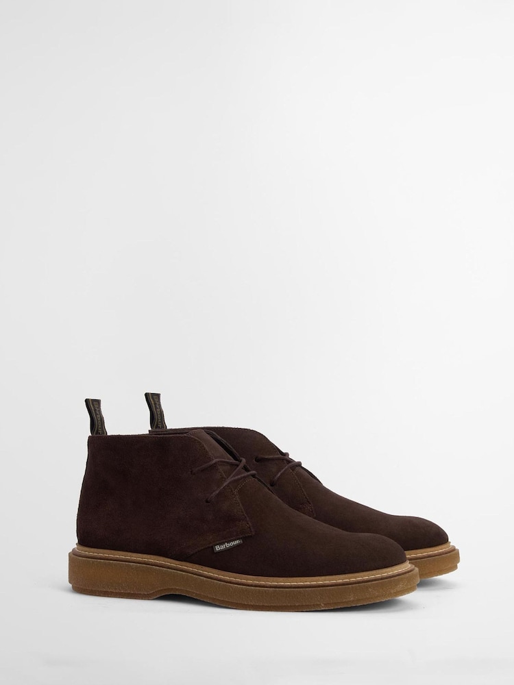 Barbour® Brown Blaine Leather Chukka Boot - Image 2 of 8 Barbour® Brown Blaine Leather Chukka Boot - Image 2 of 8