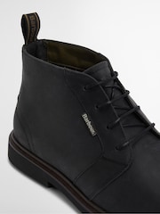 Barbour® Black Meays Leather Chukka Boot - Image 6 of 6