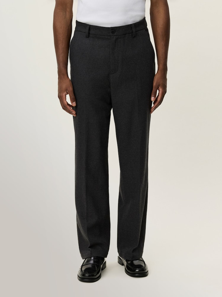 Les Deux Grey Randall Wool Suit Joggers - Image 1 of 5