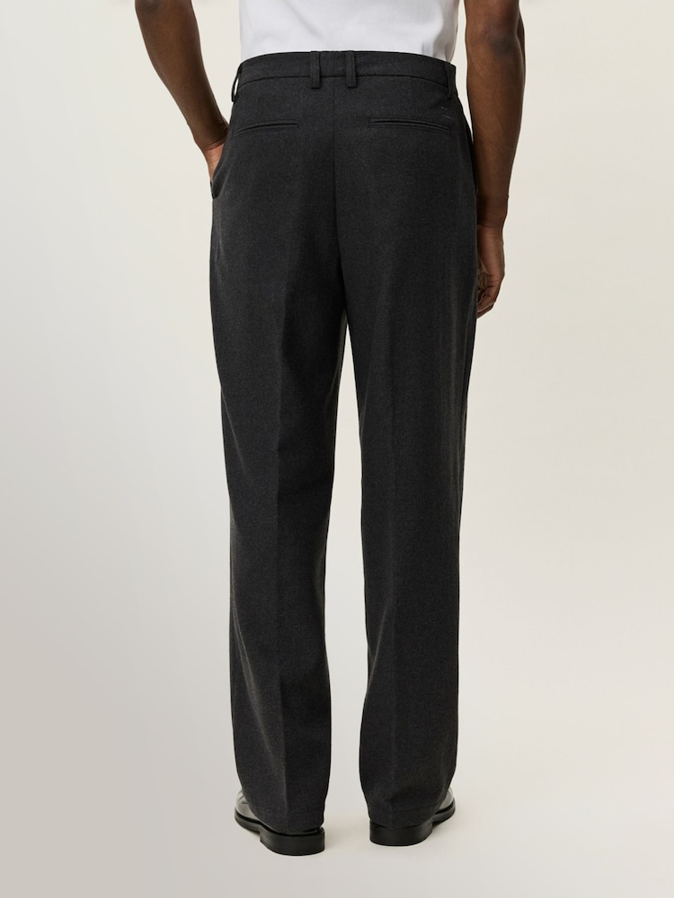 Les Deux Grey Randall Wool Suit Joggers - Image 2 of 5