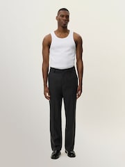 Les Deux Grey Randall Wool Suit Joggers - Image 3 of 5