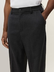 Les Deux Grey Randall Wool Suit Joggers - Image 5 of 5