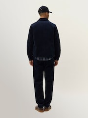 Les Deux Blue Marchall Corduroy Coach Jacket - Image 5 of 6