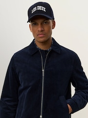 Les Deux Blue Marchall Corduroy Coach Jacket - Image 6 of 6