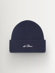 Les Deux Blue Wayne Embroidered Beanie - Image 1 of 2