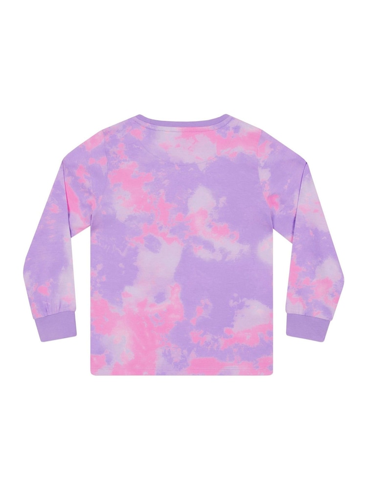 Harry Bear Pink Tie Dye Long Sleeve Pyjamas - Image 4 of 6