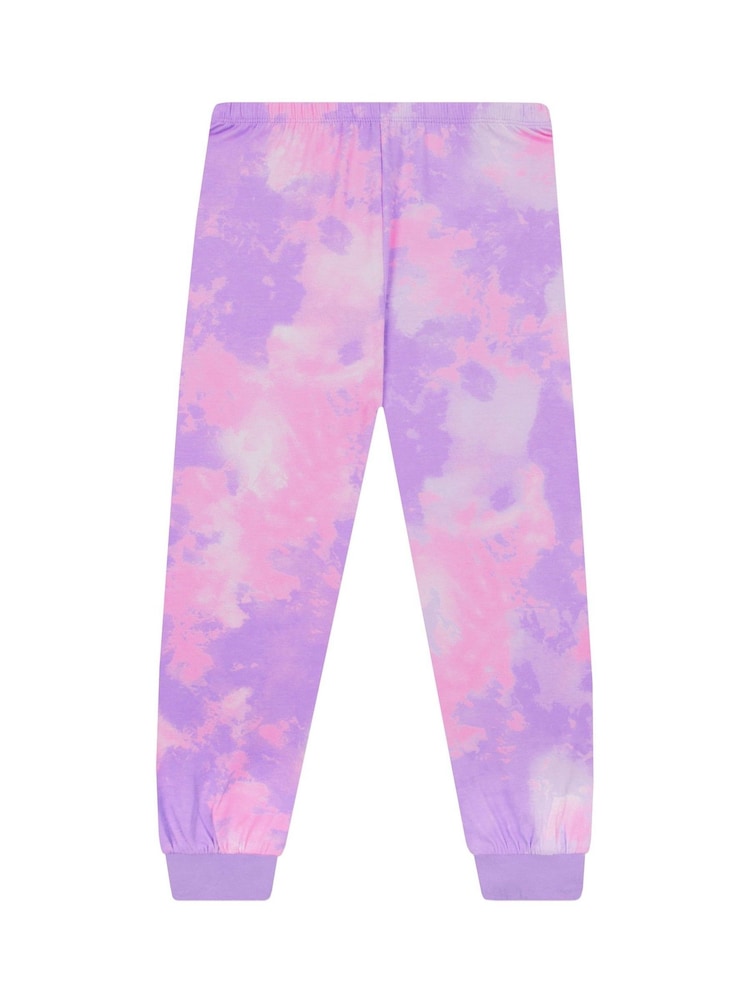 Harry Bear Pink Tie Dye Long Sleeve Pyjamas - Image 5 of 6
