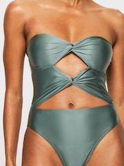 KBX Metallic Swim Solid Collections Swimsuit - Image 3 of 7