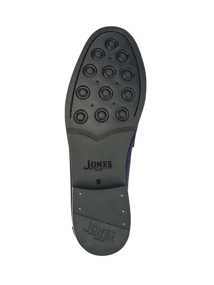 Jones Bootmaker Blue Quennell Leather Penny Loafers - Image 6 of 6 Jones Bootmaker Blue Quennell Leather Penny Loafers - Image 6 of 6