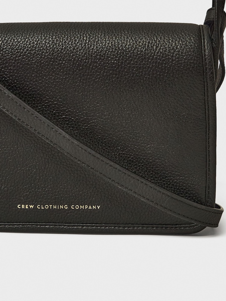 Crew Clothing Black Classic Cross-Body Bag - Image 4 of 4