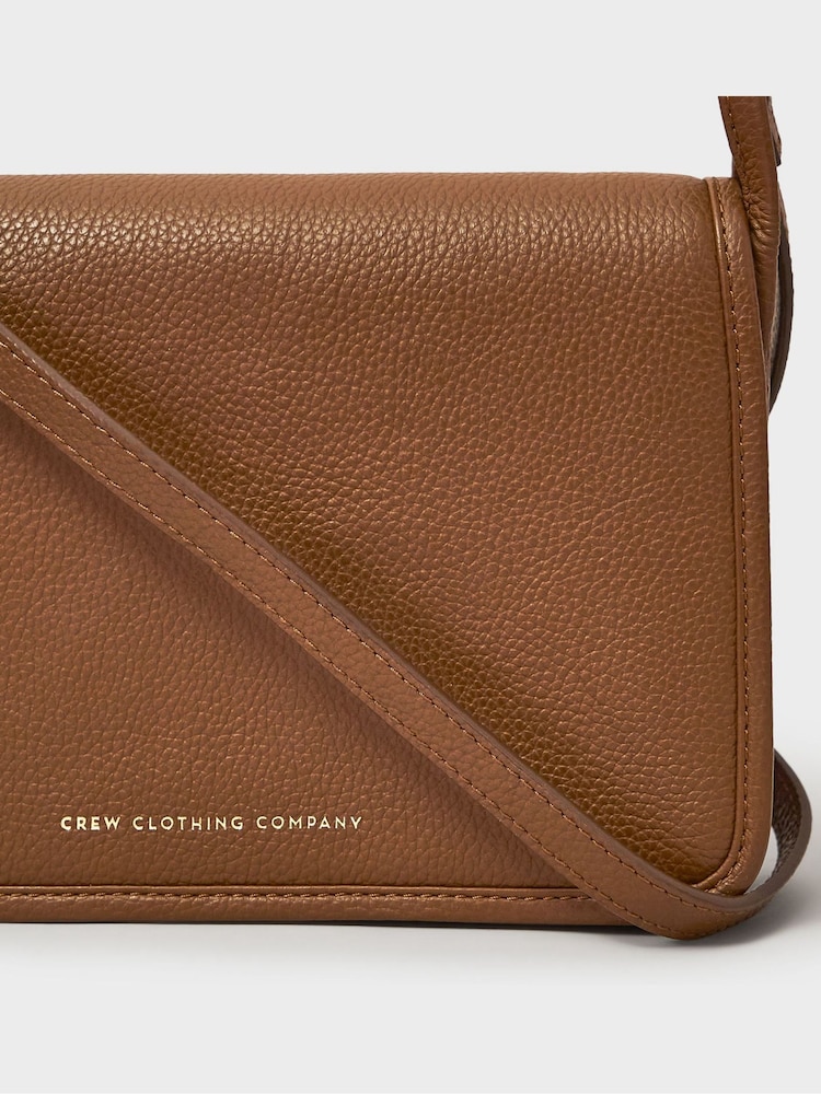 Crew Clothing Brown Classic Cross-Body Bag - Image 2 of 4
